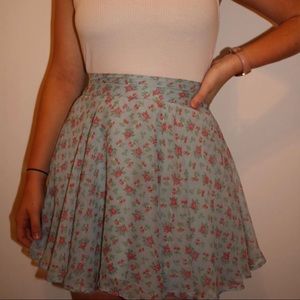 Delia’s Floral Skirt